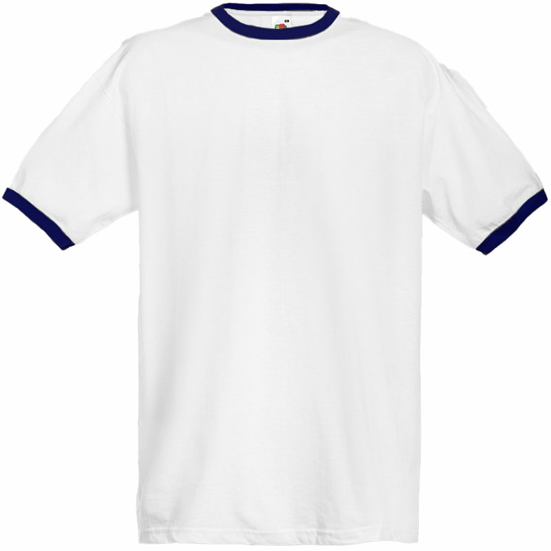 Camiseta Bicolor Ringer Hombre Frontal